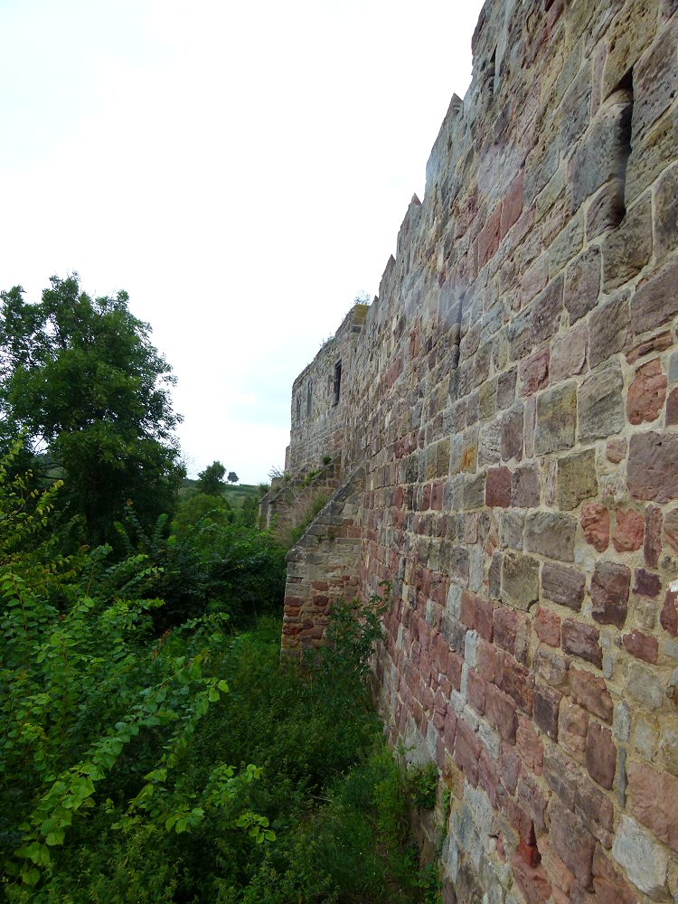 Wehrmauern der Burgruine Schönburg