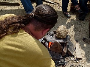 Glasperlenherstellung im Mittelalter