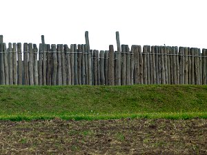 Holzpalisaden der Kreisgrabenanlage Goseck