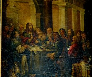 Jesus und seine Jünger beim letzten Abendmahl