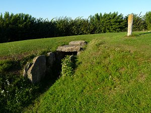 Steinkammergrab und Dolmengöttin Langeneichstädt