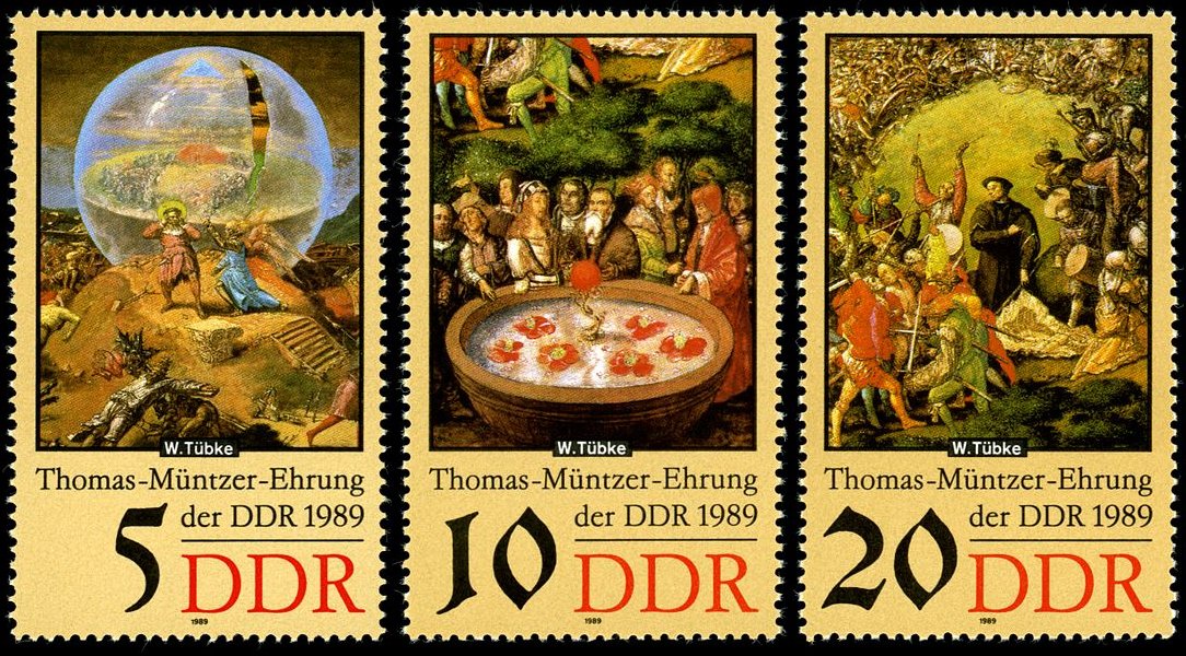 Briefmarkenserie der DDR: Thomas Müntzer und die Bauernkriege, Bundschuh-Bewegung