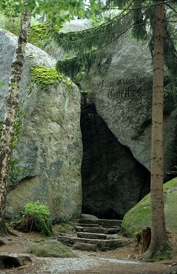 Felsenlabyrinth bei Wunsiedel im Fichtelgebirge