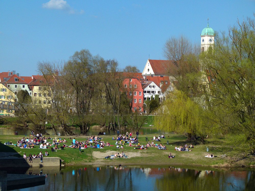 Donau-Inseln in Regensburg